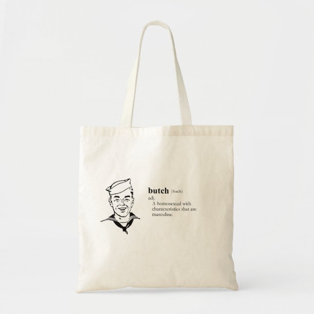 Tote Bag Homosexuel de VIRAGO (Devant)