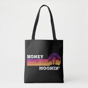 Tote Bag Honey Moonin Beach Honeymoon Vacation Men Women Co