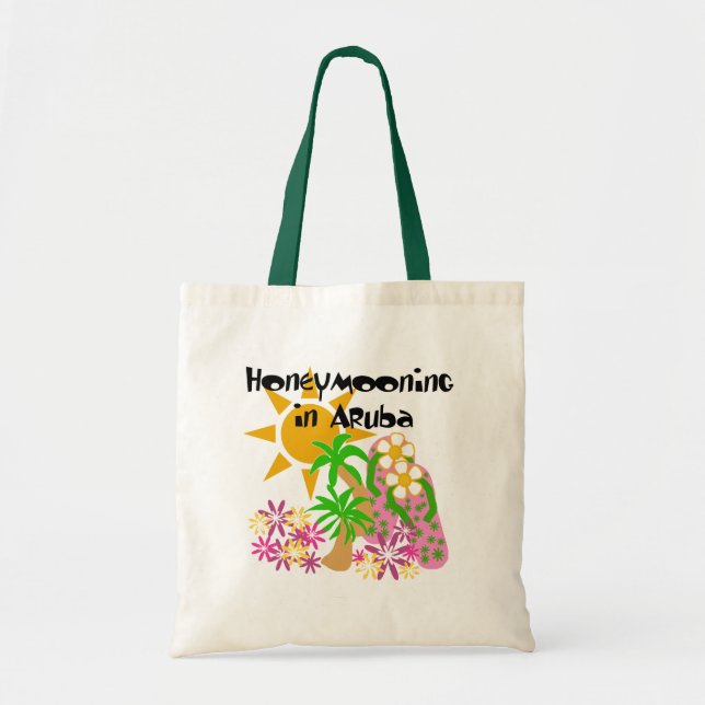 Tote Bag Honeymooning dans Aruba (Devant)