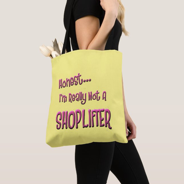 Tote Bag honnête... Je ne suis vraiment pas un (De près)