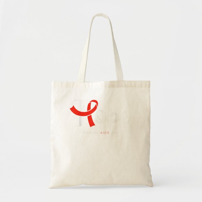 Tote Bag Hope Red Ribbon (Devant)
