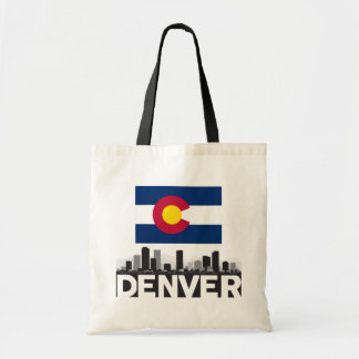 Tote Bag Horizon de drapeau de Denver le Colorado