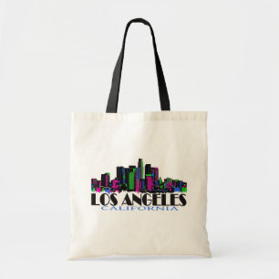 Tote Bag Horizon de néon de Los Angeles la Californie