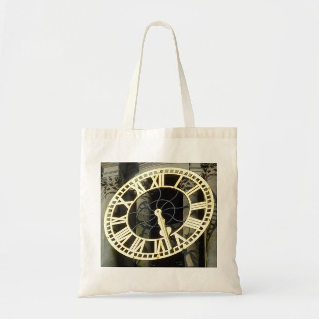Tote Bag Horloge De L'Hôtel De Ville. Cardiff, Pays de Gall (Devant)