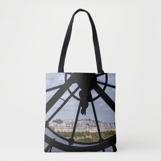 Tote Bag Horloge géante en verre au Musée d'Orsay - Paris (Devant)