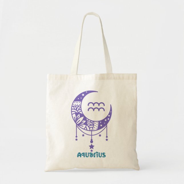 Tote Bag Horoscope aquatique (Devant)