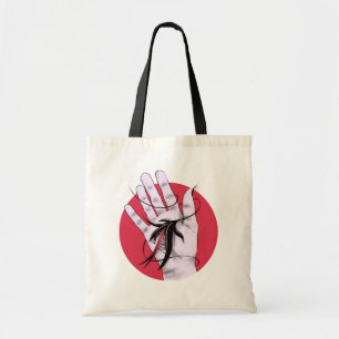 Tote Bag Horreur Gothique Poignée Fleur Monster Macab Art