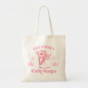 Tote Bag Hot Rose Girls premier rodéo 1er anniversaire
