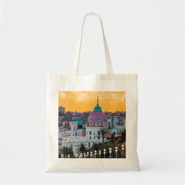 Tote Bag Hôtel de luxe célèbre Hotel Negresco à Nice France (Devant)