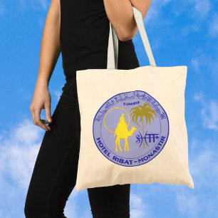 Tote Bag Hôtel de voyage vintage Ribat à Monastir, Tunisie