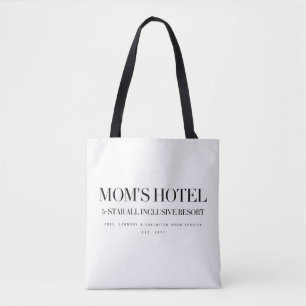Tote Bag Hôtel personnalisé pour maman T de resort faux sur
