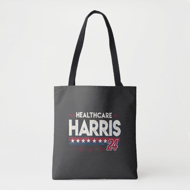 Tote Bag Hôtes De Soins De Santé Pour Harris 24 Kamala Walz (Devant)