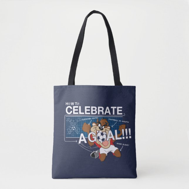 Tote Bag How to Celebrate a Goal With TAZ™ (Devant)