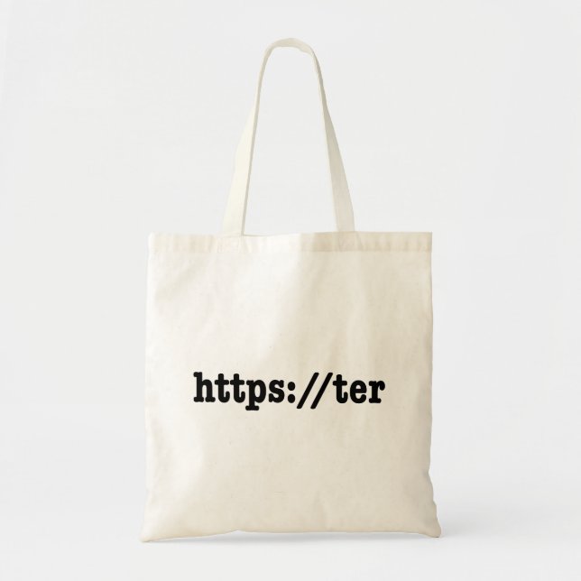 Tote Bag https://ter / code html (Devant)