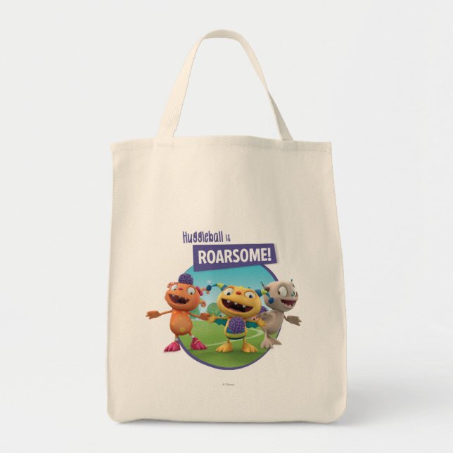 Tote Bag Huggleball est Roarsome ! (Devant)