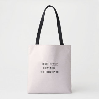 Tote Bag Humor funny sarcasm witty quote