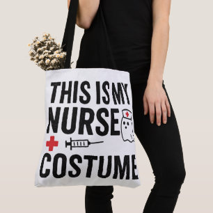 Tote Bag Humour Ceci est mon costume d'infirmière Halloween
