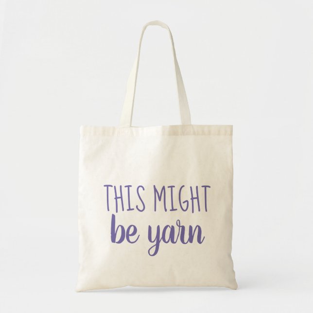 Tote Bag Humour de fil (Devant)