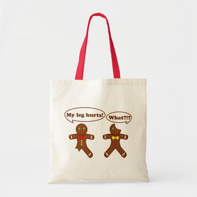 Tote Bag Humour pain d'épices (Devant)