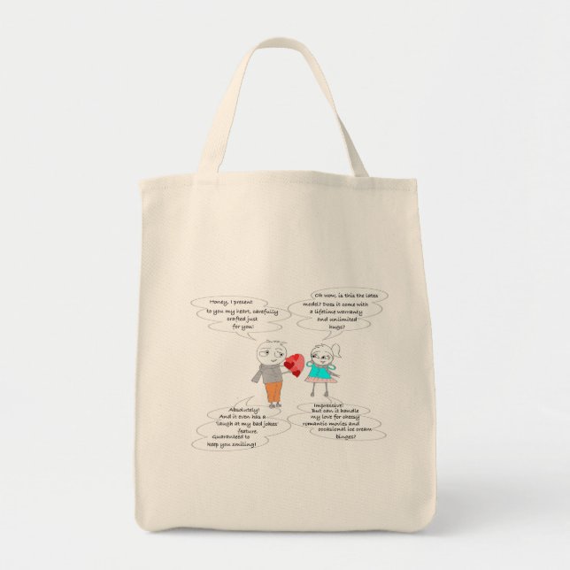 Tote Bag Humour profond (Devant)