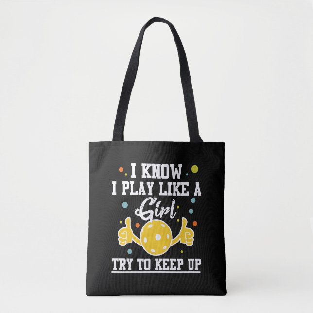 Tote Bag Humour sportif féminin de basket-ball (Devant)
