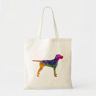 Tote Bag Hungarian Wirehaired Vizsla in watercolor