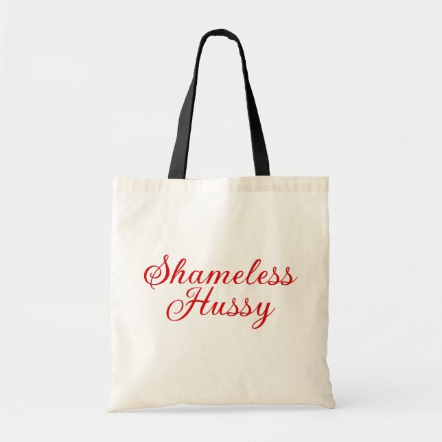 Tote Bag Hussy sans honte (Devant)