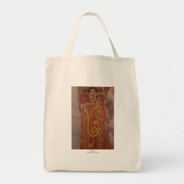 Tote Bag Hygeia par Gustav Klimt (Devant)