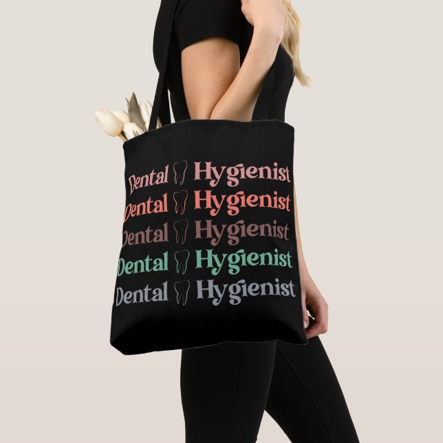 Tote Bag Hygiéniste dentaire | RDH Dentist Dentist Cadeaux  (De près)