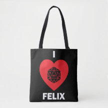 I <3 Felix Fourre-tout (foncé)