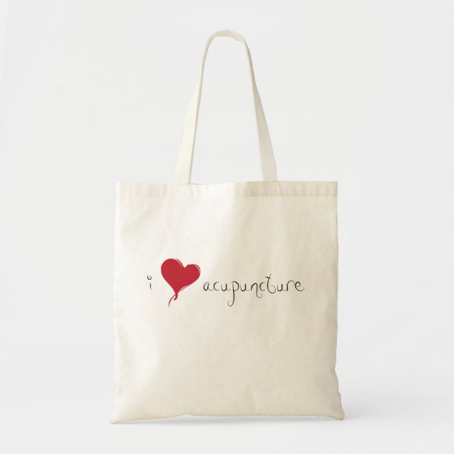Tote Bag I acuponcture de coeur (Devant)