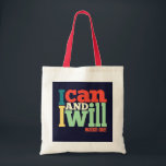 Tote Bag - I Can and I Will"<br><div class="desc">Make a statement with this stylish tote bag featuring the motivational phrase 'I Can and I Will'. Made from high-quality materials,  this bag is perfect for daily use,  shopping,  or as a gift for friends and family who love a dash of inspiration and self-empowerment."</div>