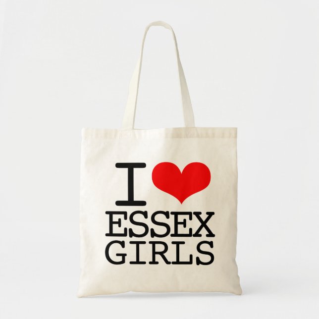 Tote Bag I filles d'Essex de coeur (Devant)