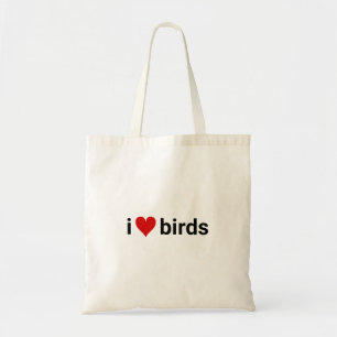 Tote Bag i heart birds birder drôle scientifique faune