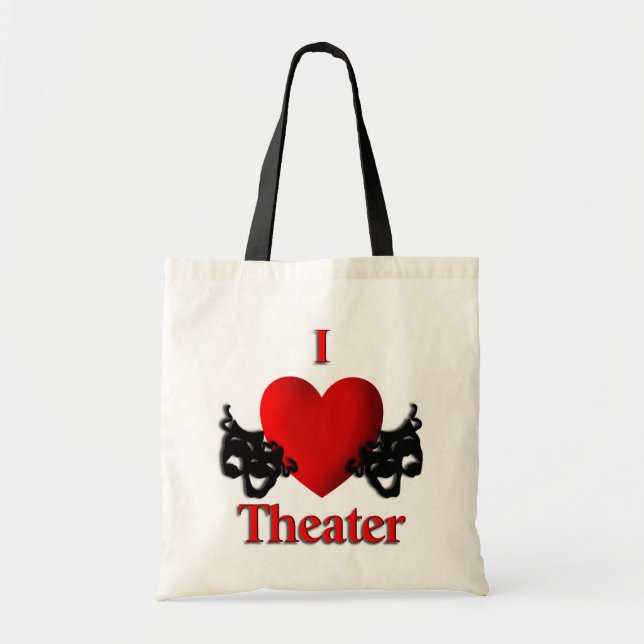 Tote Bag I Heart Theatre (Devant)
