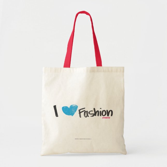 Tote Bag I jaune de mode de coeur (Devant)