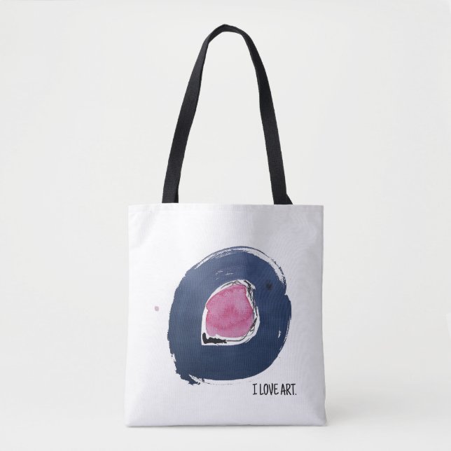 Tote Bag I Love Art. (Devant)