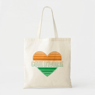 Tote Bag I Love Côte d'Ivoire, Côte d'Ivoire Coeur