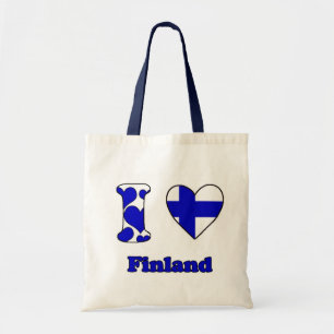 Tote Bag I love Finland