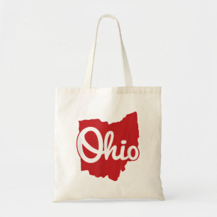 Tote Bag I love My Ohio Home Script Ohio