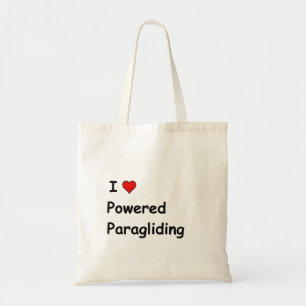 Tote Bag I Love powered Paragliding