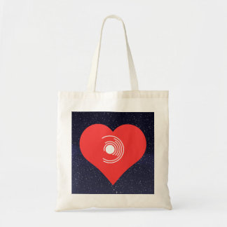 Tote Bag I Love Vinyl Records Moderne