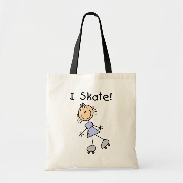 Tote Bag I Patinage - Patinage à rouleaux pour filles (Devant)