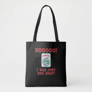 Tote Bag I Qu'est-ce que Just One Away Mahjong Game Player 