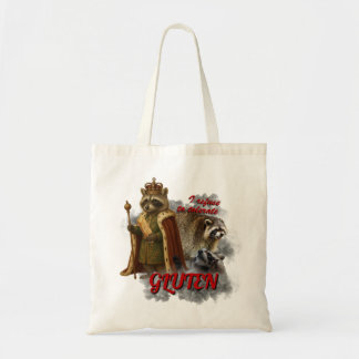 Tote Bag I Refuse To Tolerate Gluten funny meme bag