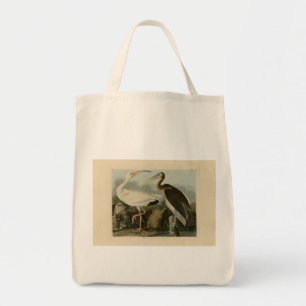 Tote Bag Ibis blanc - Les oiseaux d'Amérique de John James