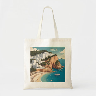 Tote Bag Ibiza, Espagne Affiche de voyage