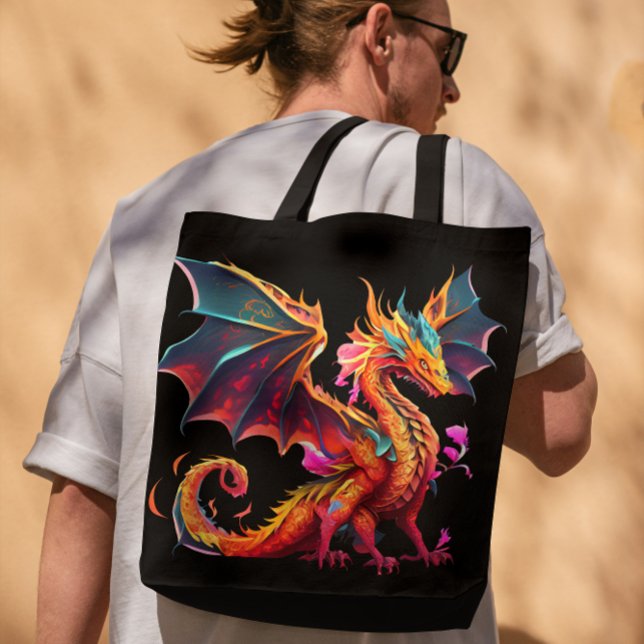 Tote Bag Ici Il Y A Des Dragons (Créateur téléchargé)