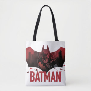 Tote Bag Icône Batman Crimson Gotham