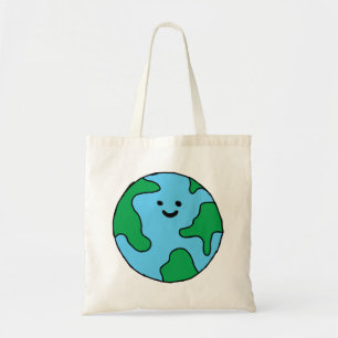 Tote Bag Icône écologique mondiale Joyeux Clipart de la Ter